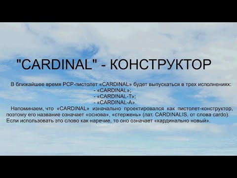 Видео: "CARDINAL" - КОНСТРУКТОР (финальные версии)