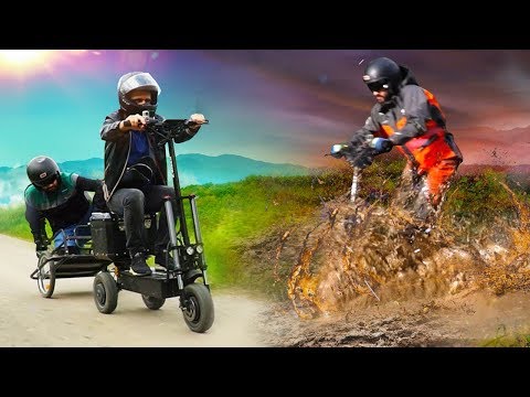 Видео: Электро пушка! Новый, мощный, 3х3 Трайк! X-rider 3600W