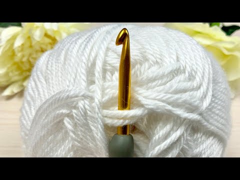 Видео: Откройте для себя потрясающий и уникальный узор крючком! Красивая и простая вязка крючком для пледа