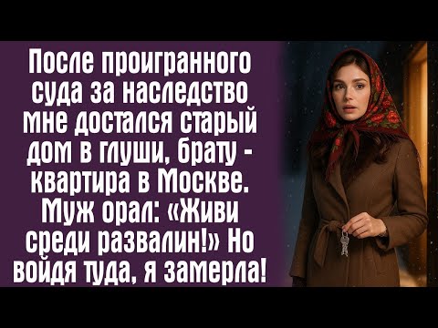 Видео: После проигранного суда за наследство мне достался старый дом в глуши, брату — квартира в Москве.