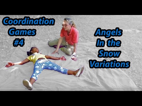 Видео: # 4 Ангелы на снегу Вариации: координационные упражнения в детской физиотерапии