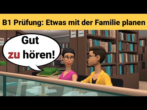 Видео: Устный экзамен по немецкому языку B1 | Спланируйте что-нибудь вместе/диалог | поговорите Часть 3