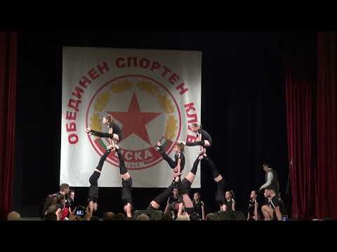 Видео: Акробатика - формейшън на награждаването на Обедениени клубове ЦСКА - януари 2023