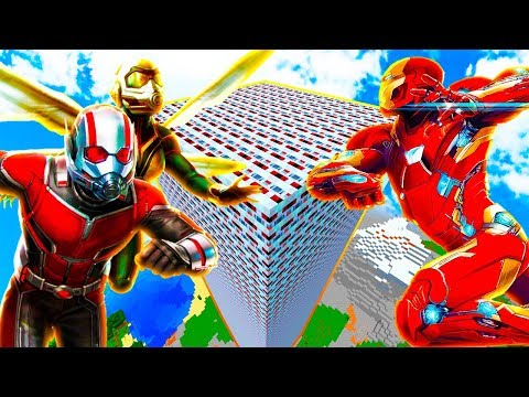 Видео: МУРАВЕЙ И ОСА БЛОК БИТВА СУПЕРГЕРОИ ЛАКИ БЛОКИ ВОЛОДЯ И ЖЕЛЕЗНЫЙ ЧЕЛОВЕК В МАЙНКРАФТ