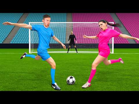 Видео: Парни vs Девчонки: Финальный Пенальти Челлендж