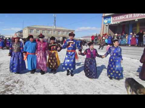 Видео: "Сагаалган-2017". с. Кижинга.