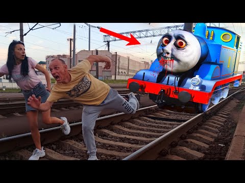 Видео: ПРИЗРАЧНЫЙ ПАРОВОЗИК ТОМАС EXE напал на НАС! Ужасы паровозика Томаса! СОЖРАЛ ЕГО? // ЮС ШОУ