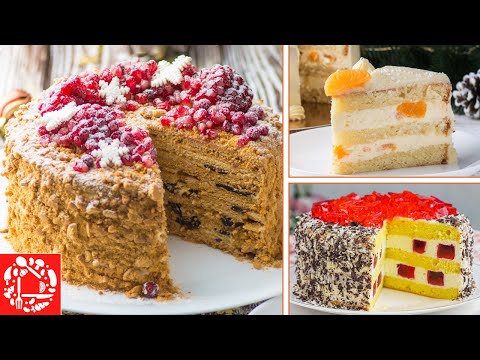 Видео: 3 Чудесных Торта на Новый Год