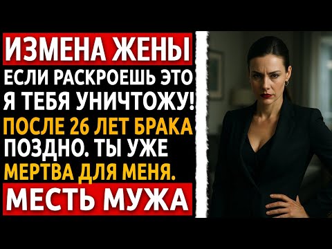 Видео: Я застал её с ним в отеле. Через 7 дней он молил о пощаде… А она — исчезла. История мужчины.