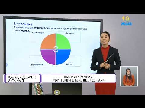 Видео: Қазақ әдебиеті 8 сынып Шалкиіз жырау Би темірге бірінші тоғау 20 10