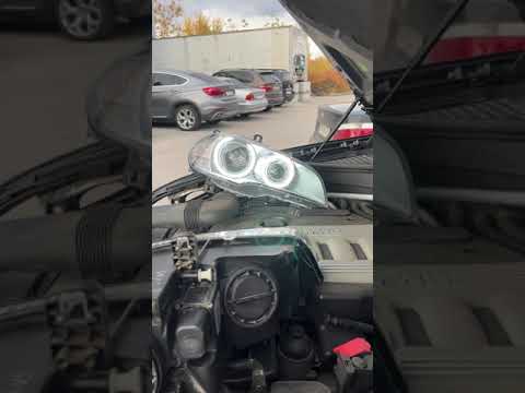 Видео: BMW X5 E70 реставрация фар и сверъяркие ангельские глазки