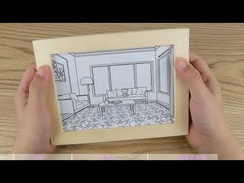 Видео: Эта фоторамка, преображённая светодиодной подсветкой, поразит вас! Лучший лайфхак для домашнего д...