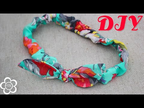 Видео: Повязка с бантиком "Солоха" / Мастер Класс / ТРЕНД