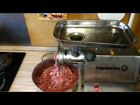 Видео: Приобрёл и опробовал нового супер помощника для кухни : ) Промышленная  мясорубка Fodatlas