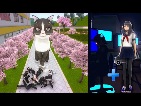 Видео: Во славу Котейке устранила всех, кто не любит кошек в Яндере Симулятор - Yandere Simulator