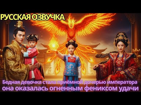 Видео: Бедная девочка стала приёмной дочерью императора — она оказалась огненным фениксом удачи!