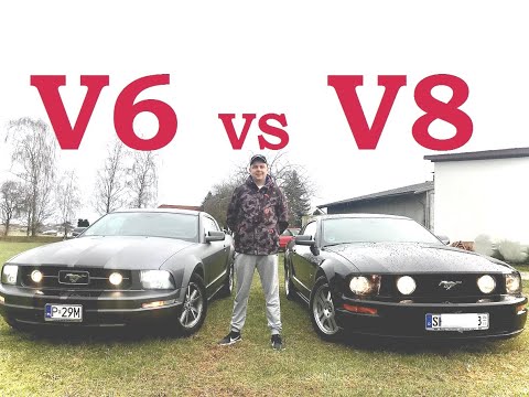 Видео: Сравнительный Обзор Ford Mustang 4.0 V6 VS 4.6 V8 GT