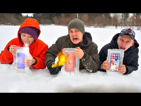 Видео: Кто быстрее растопит лед - получит 1000$ - Челлендж