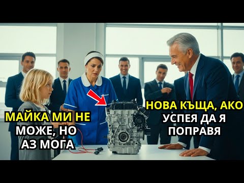 Видео: „Поправи го и ще имаш нова къща,“ каза милиардерът. Бедното момиче го направи, а той замръзна от шок