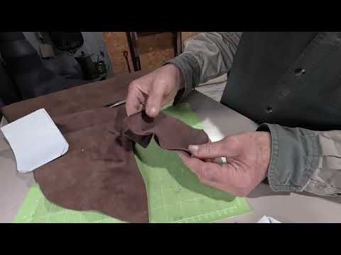 Видео: Изготовление кожаной сумки для пуль
