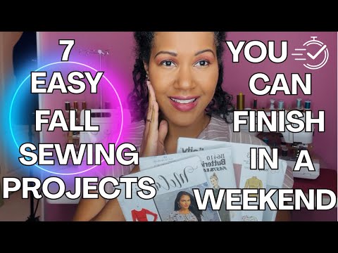 Видео: 7 простых проектов осеннего шитья, которые можно выполнить за выходные