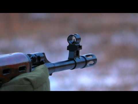 Видео: Пристрелка карабина Тигр-01 530мм. с прицелом ПСО-1М2
