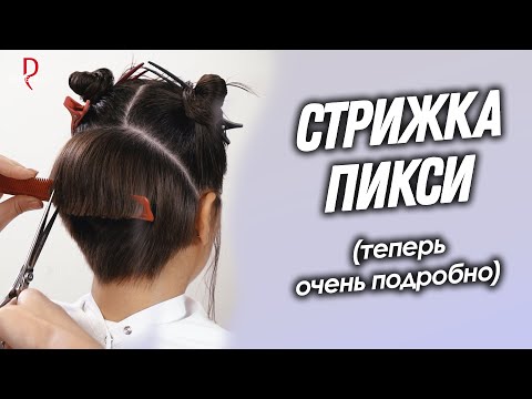 Видео: DEMETRIUS | Стрижка ПИКСИ, теперь  подробно | Женская стрижка на короткие волосы