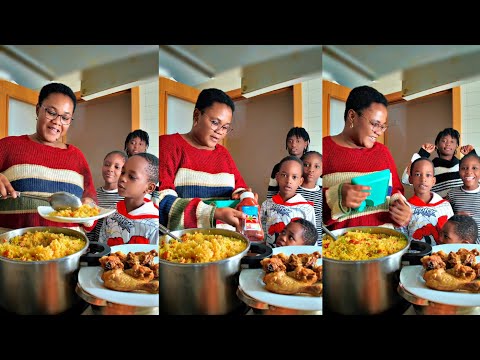 Видео: Подаем жареный рис с курицей для всей семьи.