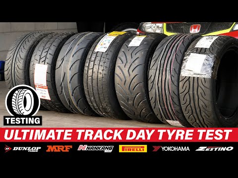 Видео: Лучший тест шин для трек-дня! (2021) — Dunlop, MRF, Nankang, Pirelli, Yokohama, Zestino!