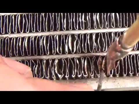 Видео: Моторадиатор: чистка, мойка и выпрямление сот.