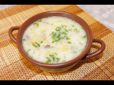 Видео: Сырный суп с куриными сердечками