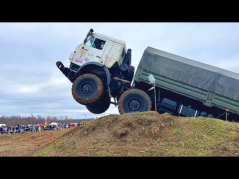 Видео: Вездеходы 8х8 КАМАЗ и УРАЛ