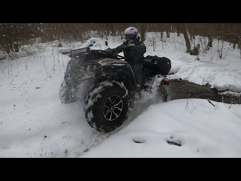 Видео: Новые шины Maxxis Zilla 28 на квадроцикле РМ-650