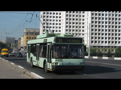 Видео: ИНФОРМАТОР троллейбусного маршрута №11 г. Минска (голос Эдуарда Данченко)
