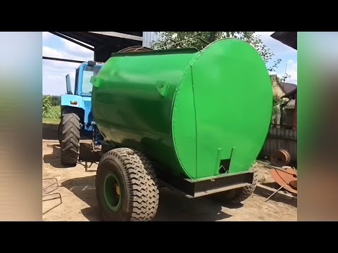 Видео: Причіп зерновоз самовивантажувач.