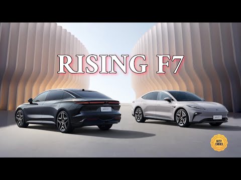 Видео: Электрокар Rising F7. Конкурент BYD Han.Обзор и Тестдрайв в Китае. #китайскиеавто #электрокары