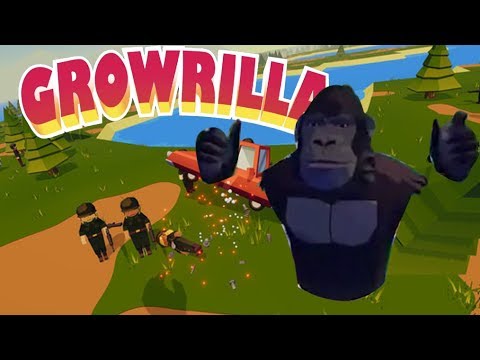 Видео: Симулятор ГОРИЛЛЫ - ешь, расти, круши! Игра для VR GROWRILLA