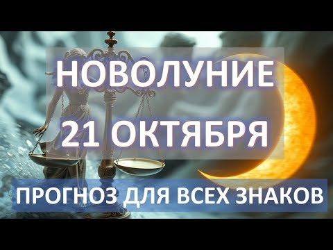 Видео: 🌙НОВОЛУНИЕ♎️| 21 ОКТЯБРЯ | ПРОГНОЗ для всех знаков 💫