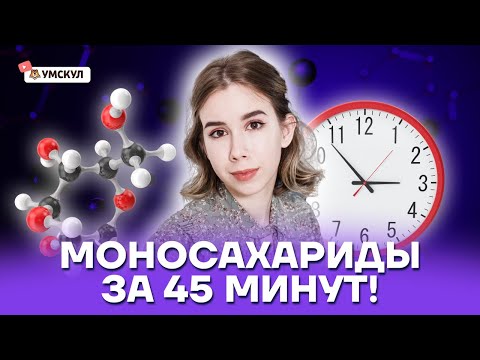 Видео: Моносахариды за 45 минут | Химия ЕГЭ 10 класс | Умскул