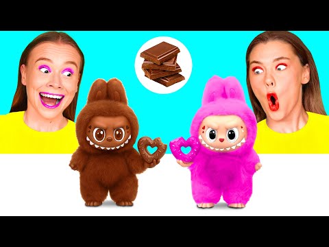 Видео: Челлендж. Шоколадная Еда vs Настоящая еда | Забавные Лайфхаки с Едой