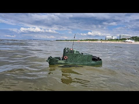 Видео: Испытание буксира из пластилина (Балтика)