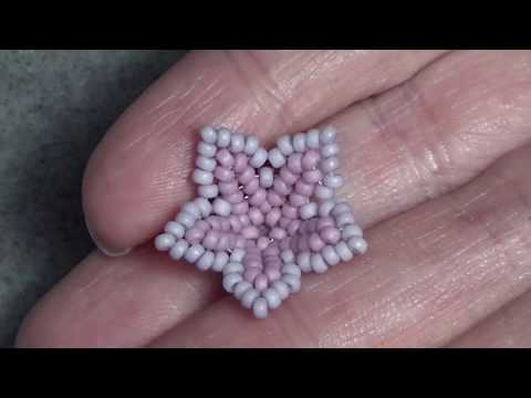 Видео: Tutorial: Beaded Bellflower#1  как сделать. Цветок колокольчик  из бисера.