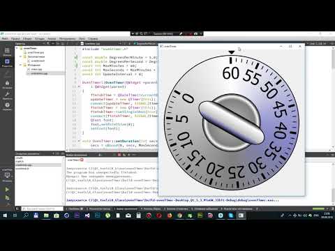 Видео: Урок 59 - создание виджета ovenTimer