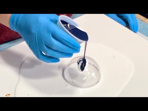 Видео: Результат просто супер! Прямая заливка — идеальное сочетание цветов — абстрактное искусство