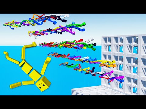 Видео: Fun with Ragdolls: Безумные Поступки - Серия 18