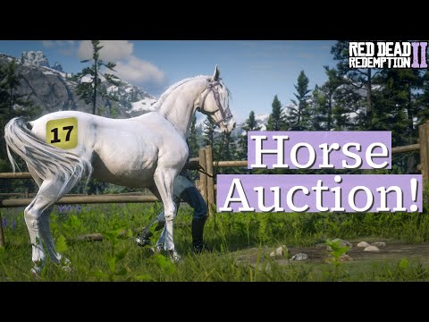 Видео: АУКЦИОН ЛОШАДЕЙ И УТРЕННЯЯ РИТИНА В КОНЮШНЕ — Red Dead Redemption 2 Реалистичная ролевая игра | P...