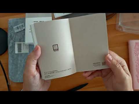 Видео: Распаковка блокнота Crena B7 Slim - Spark paper 50 gsm