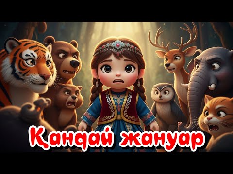Видео: Қандай жануар?, казакша мультфильм, балаларға арналған әндер, курами, балбобек, қазақша мультик,
