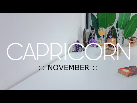 Видео: Козерог ♑️ НОЯБРЬ | Вы собираетесь кого-то встретить! ..и этому человеку из прошлого это НЕ понра...