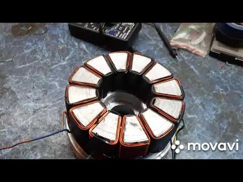 Видео: BLDC  мотор  с нуля, ротор и катушки / BLDC motor from scratch, rotor and coils